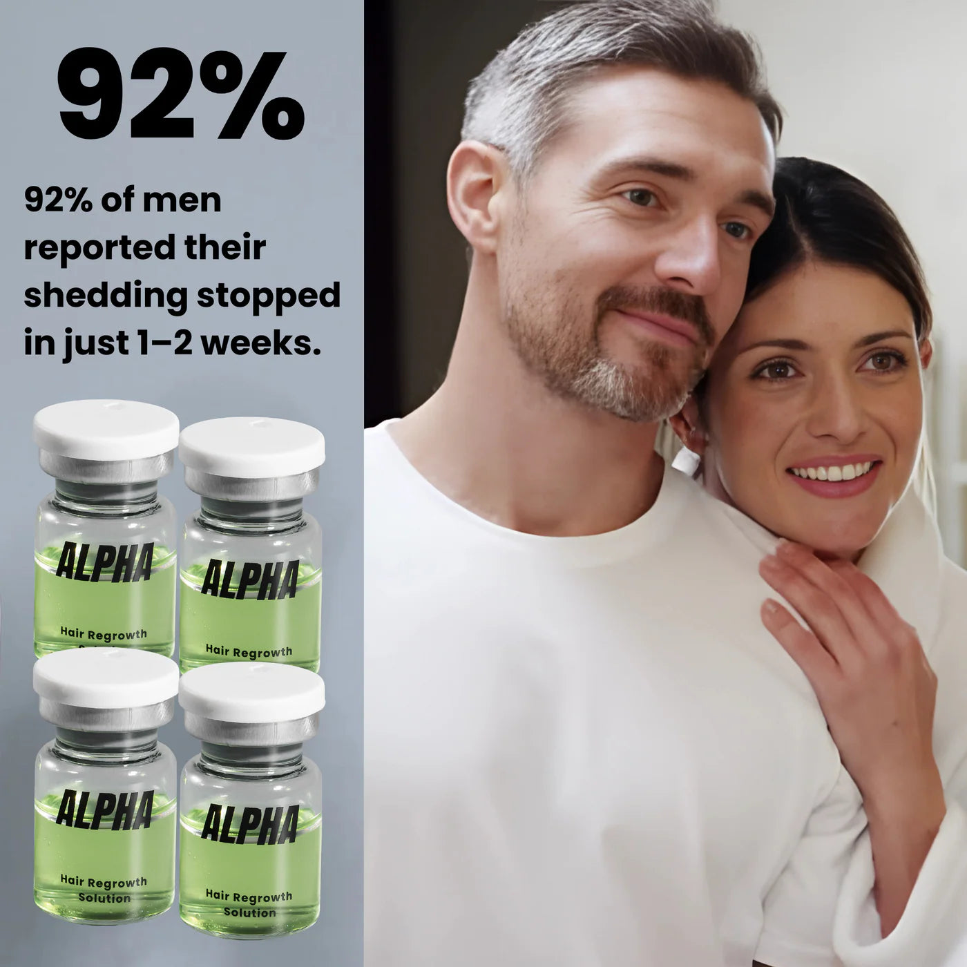 Glow From Earth's 'Alpha' Hair Regrowth System