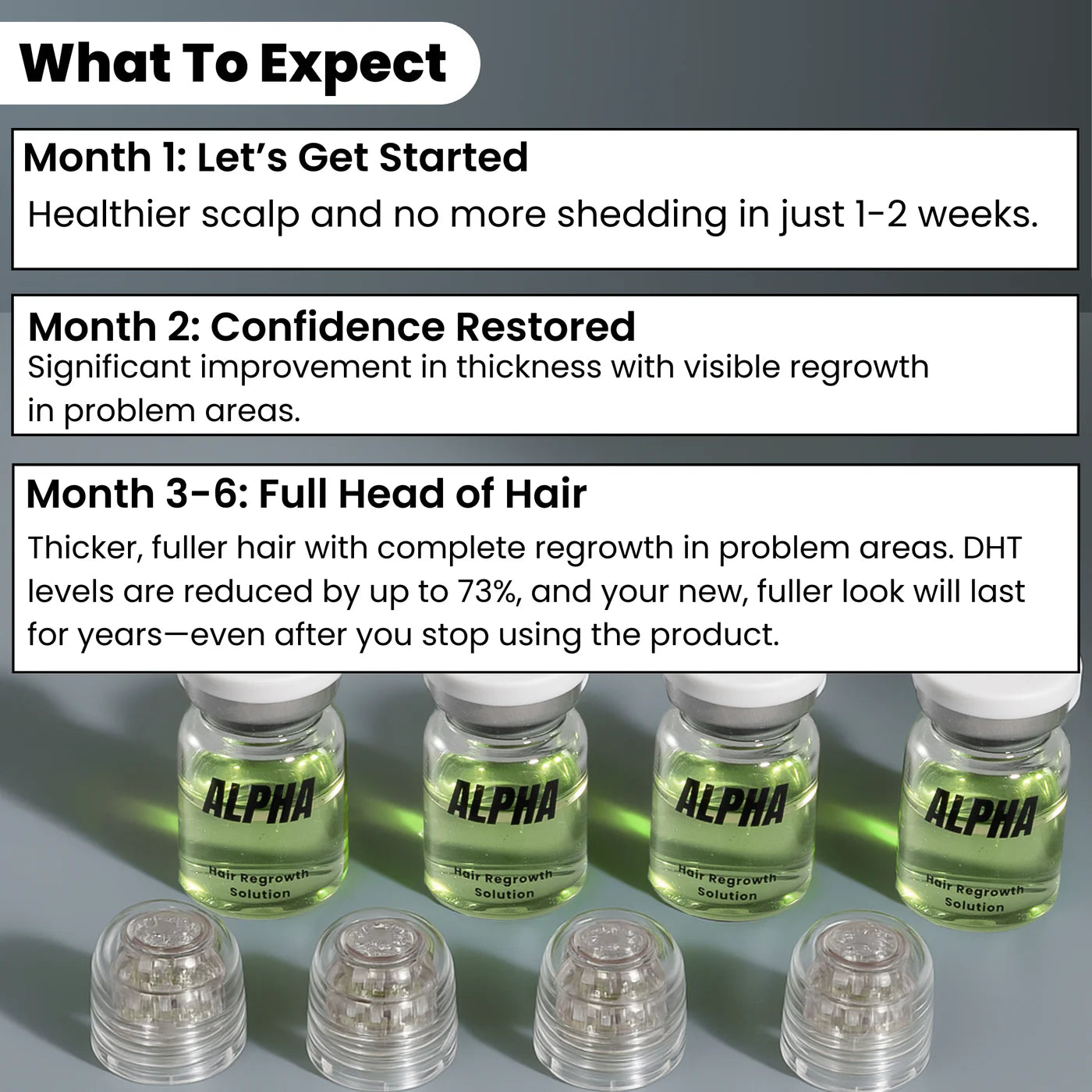 Glow From Earth's 'Alpha' Hair Regrowth System