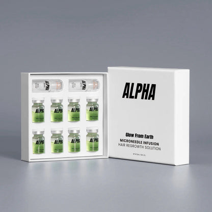 Glow From Earth's 'Alpha' Hair Regrowth System